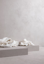 gauze / plain weave king throw / final sale